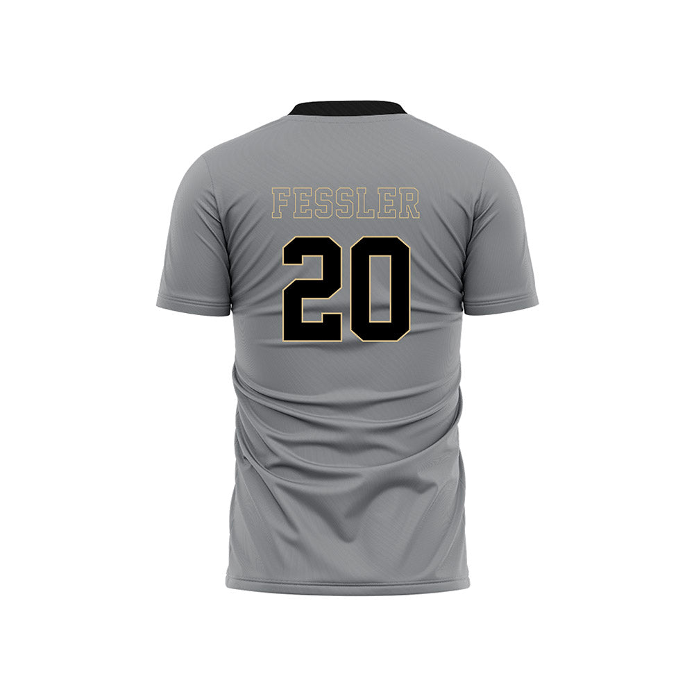 Wake Forest - NCAA Men's Soccer : Ryan Fessler - Pattern Black Soccer Jersey