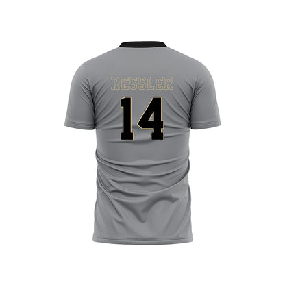 Wake Forest - NCAA Women's Soccer : Lola Ressler - Pattern Black Soccer Jersey