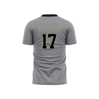 Wake Forest - NCAA Men's Soccer : Pierce Bateson - Pattern Black Soccer Jersey