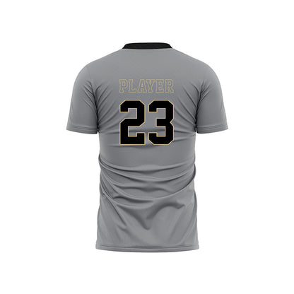 Wake Forest - NCAA Men's Soccer : - Pattern Black Soccer Jersey