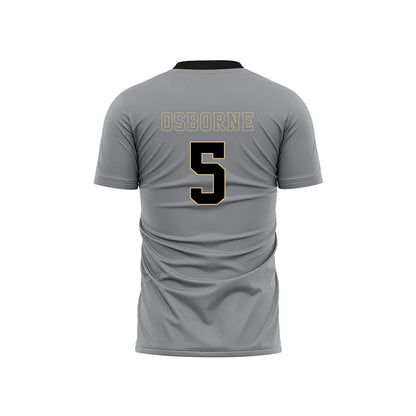 Wake Forest - NCAA Women's Soccer : MJ Osborne - Pattern Black Soccer Jersey