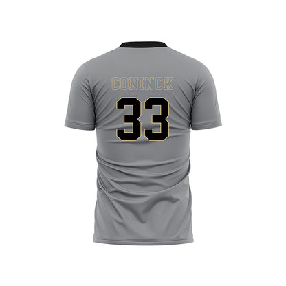 Wake Forest - NCAA Women's Soccer : Victoria Coninck - Pattern Black Soccer Jersey-1