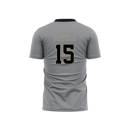 Wake Forest - NCAA Men's Soccer : Jojo Davila - Pattern Black Soccer Jersey