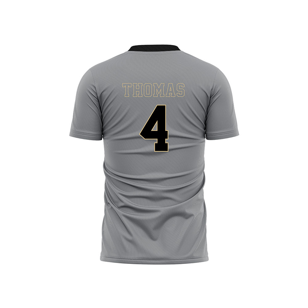 Wake Forest - NCAA Men's Soccer : Amoni Thomas - Pattern Black Soccer Jersey