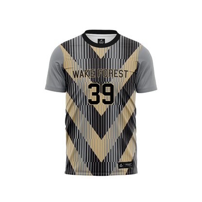 Wake Forest - NCAA Women's Soccer : Laine DeNatale - Pattern Black Soccer Jersey