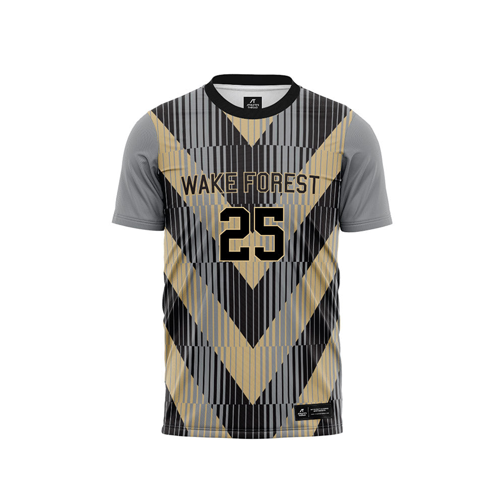 Wake Forest - NCAA Women's Soccer : Sophie Faircloth - Pattern Black Soccer Jersey