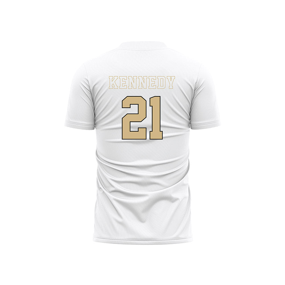 Wake Forest - NCAA Men's Soccer : Julian Kennedy - Pattern White Soccer Jersey