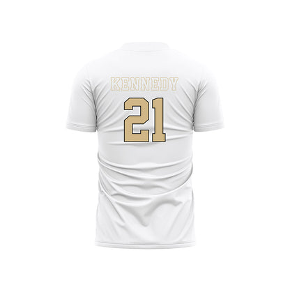 Wake Forest - NCAA Men's Soccer : Julian Kennedy - Pattern White Soccer Jersey