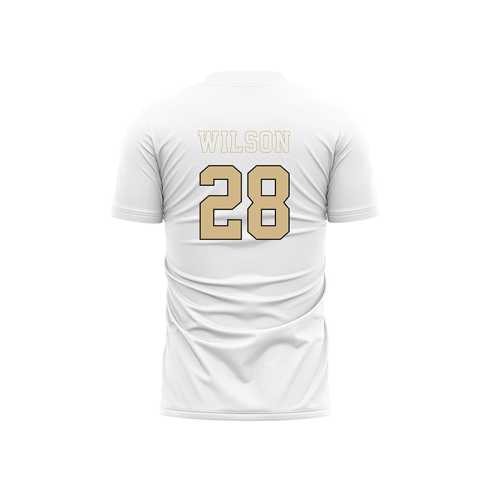 Wake Forest - NCAA Women's Soccer : Carly Wilson - Pattern White Soccer Jersey