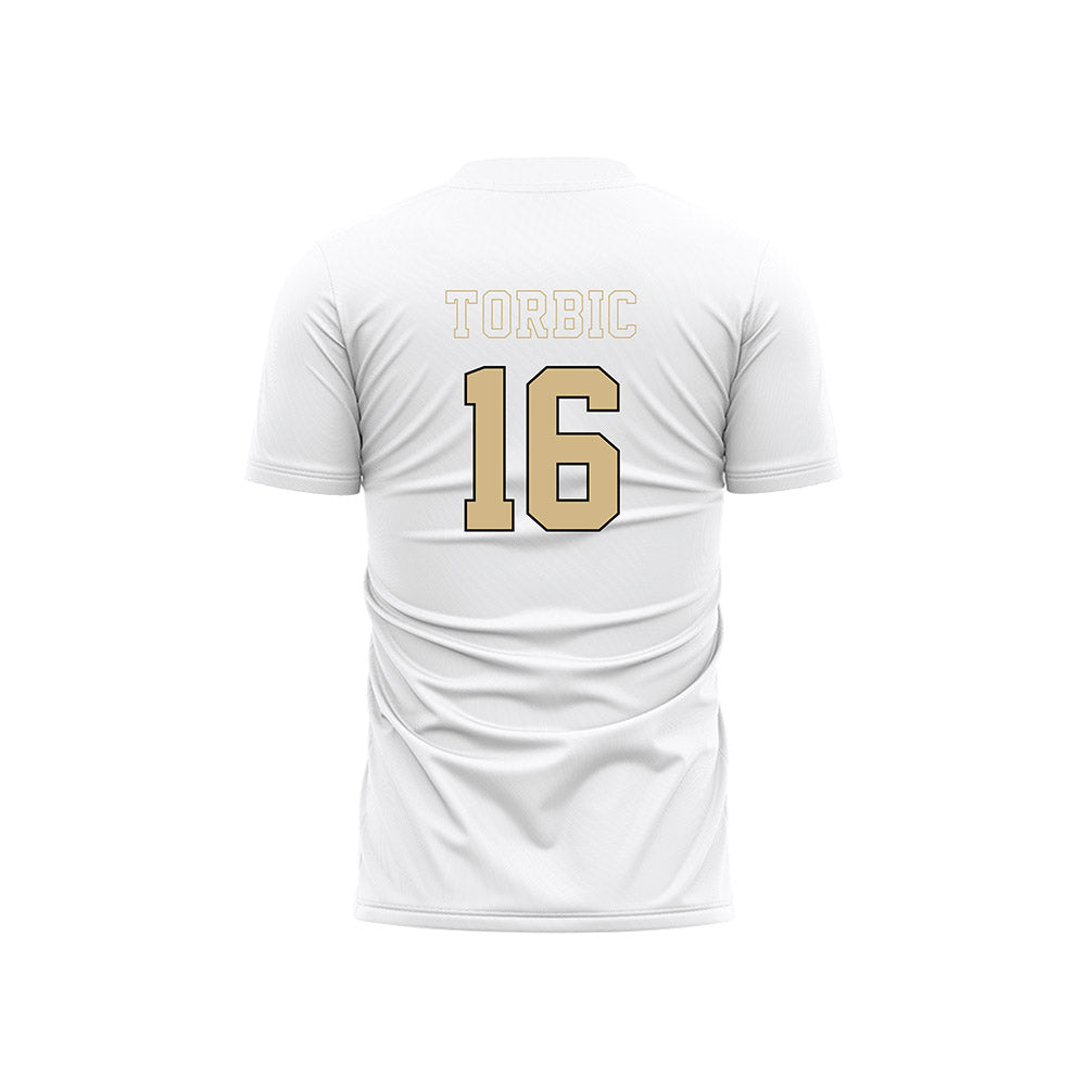 Wake Forest - NCAA Men's Soccer : Joel Torbic - Pattern White Soccer Jersey