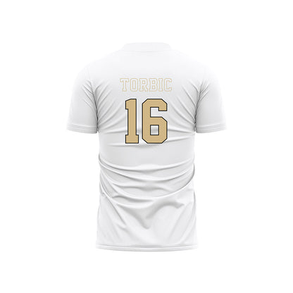 Wake Forest - NCAA Men's Soccer : Joel Torbic - Pattern White Soccer Jersey