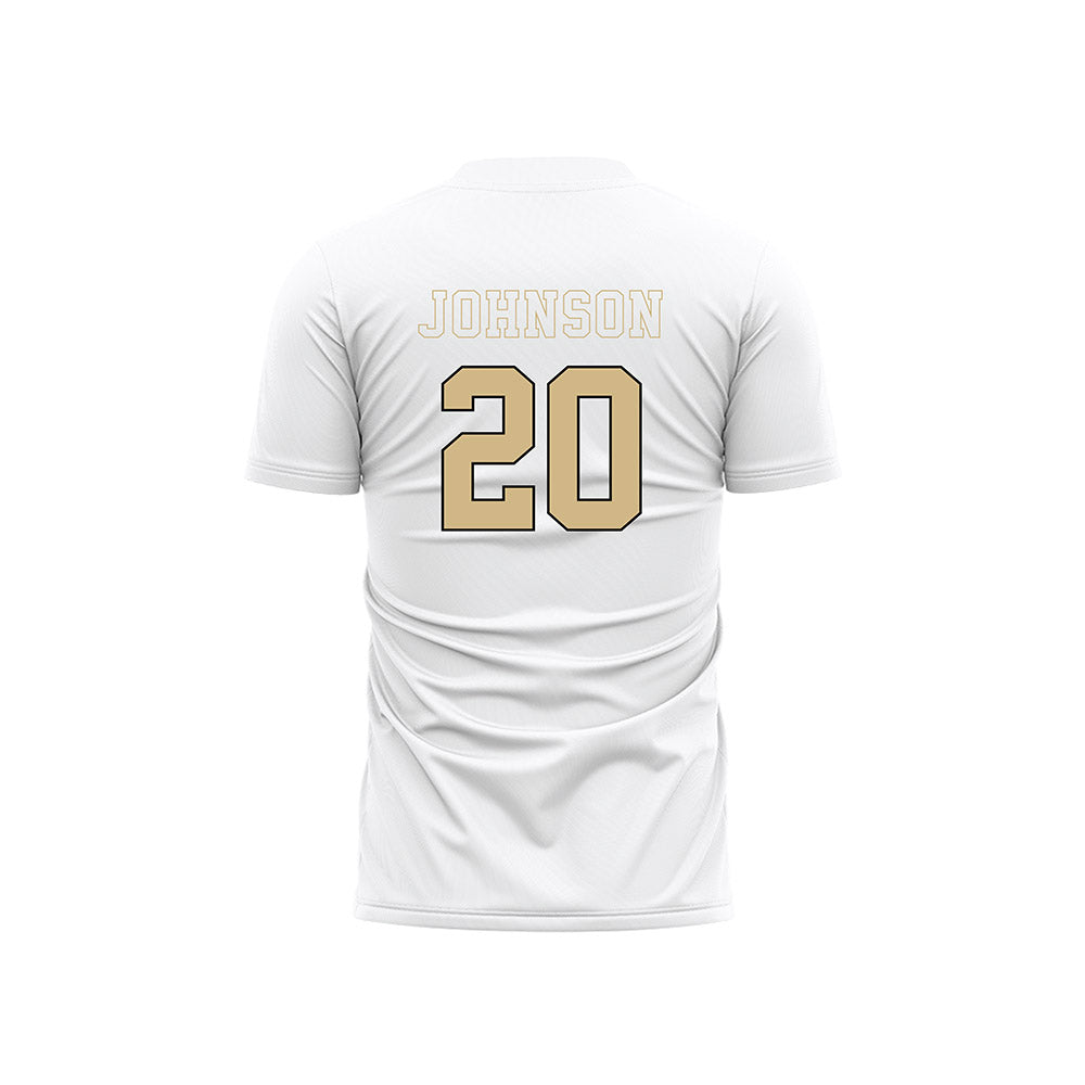 Wake Forest - NCAA Women's Soccer : Hannah Johnson - Pattern White Soccer Jersey