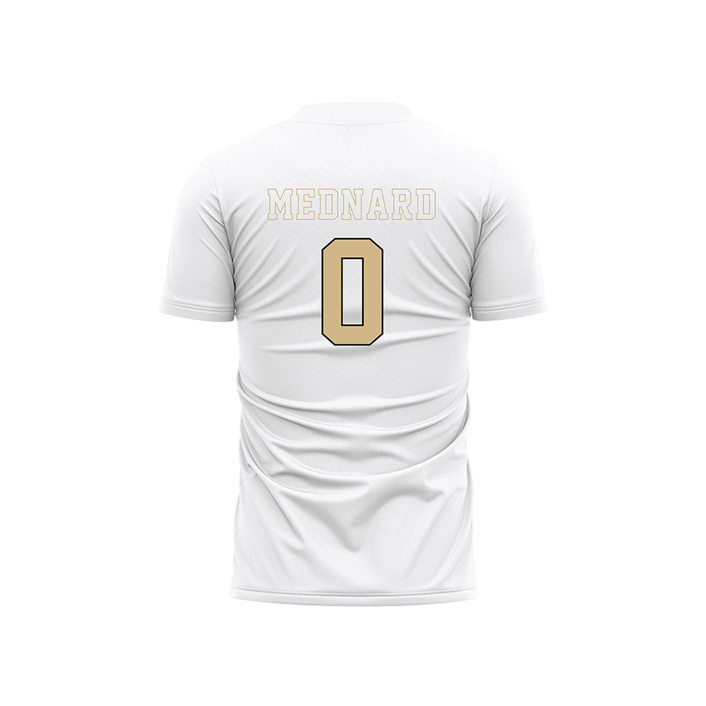 Wake Forest - NCAA Men's Soccer : Jonah Mednard - Pattern White Soccer Jersey