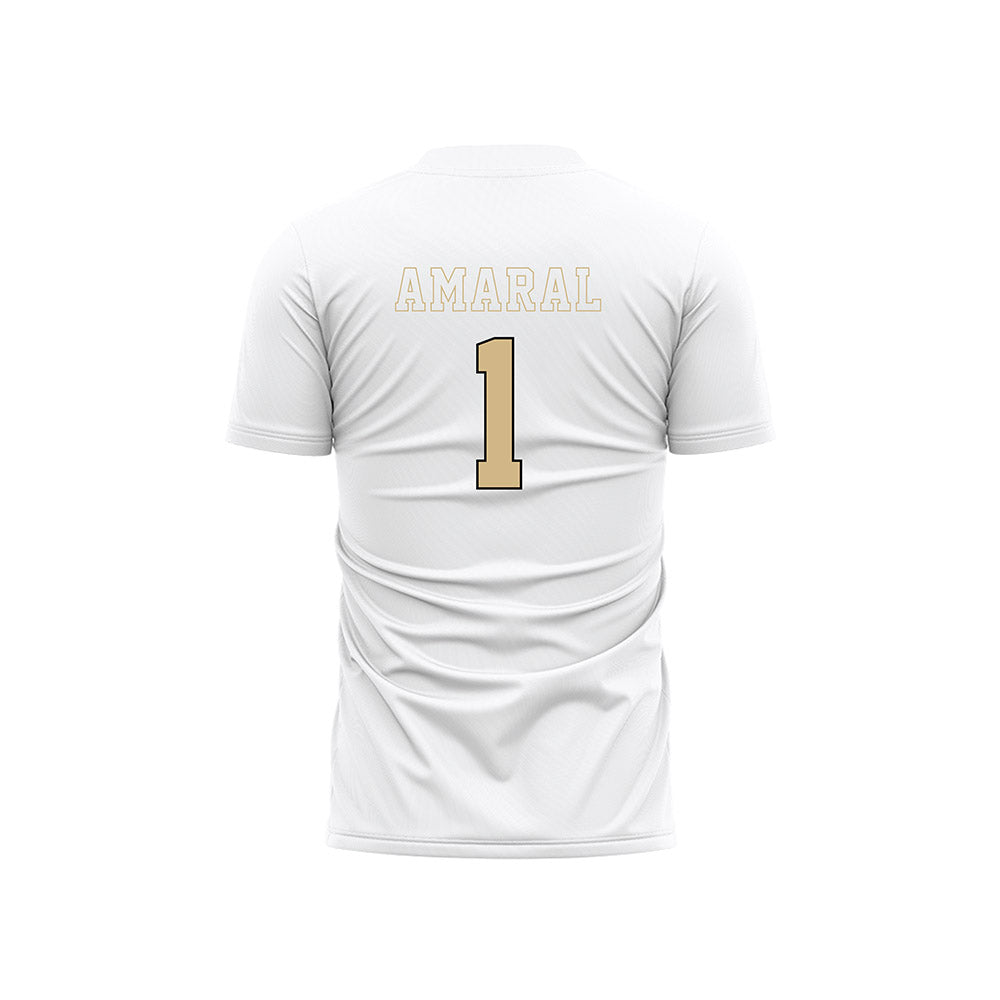 Wake Forest - NCAA Women's Soccer : Valentina Amaral - Pattern White Soccer Jersey