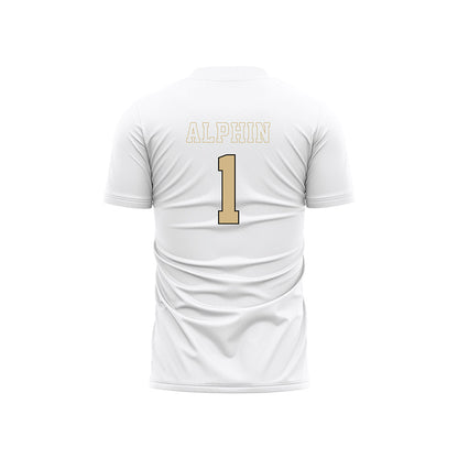 Wake Forest - NCAA Men's Soccer : Trace Alphin - Pattern White Soccer Jersey