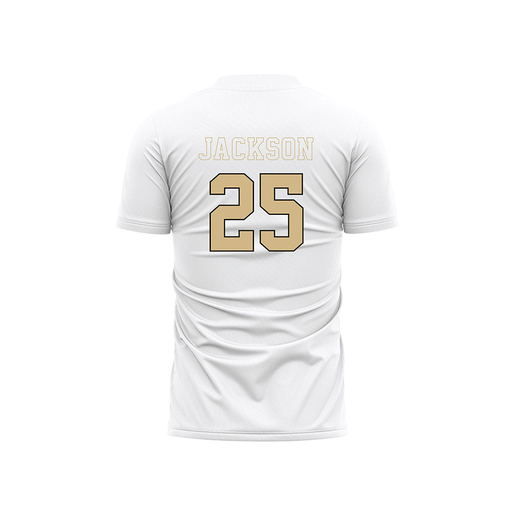 Wake Forest - NCAA Men's Soccer : Will Jackson - Pattern White Soccer Jersey