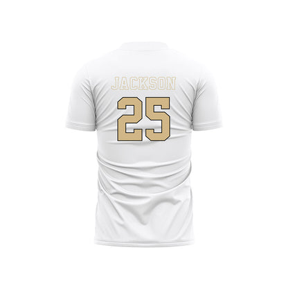 Wake Forest - NCAA Men's Soccer : Will Jackson - Pattern White Soccer Jersey