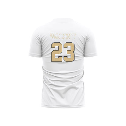 Wake Forest - NCAA Men's Soccer : Vlad Walent - Pattern White Soccer Jersey