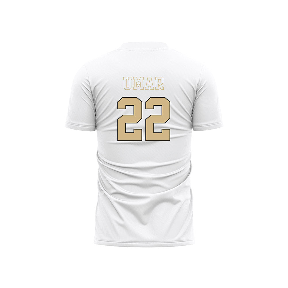 Wake Forest - NCAA Men's Soccer : Basit Umar - Pattern White Soccer Jersey