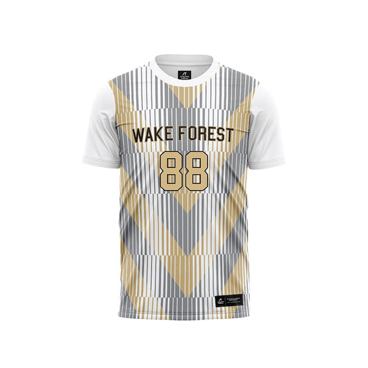 Wake Forest - NCAA Women's Soccer : Payton Cahill - Pattern White Soccer Jersey