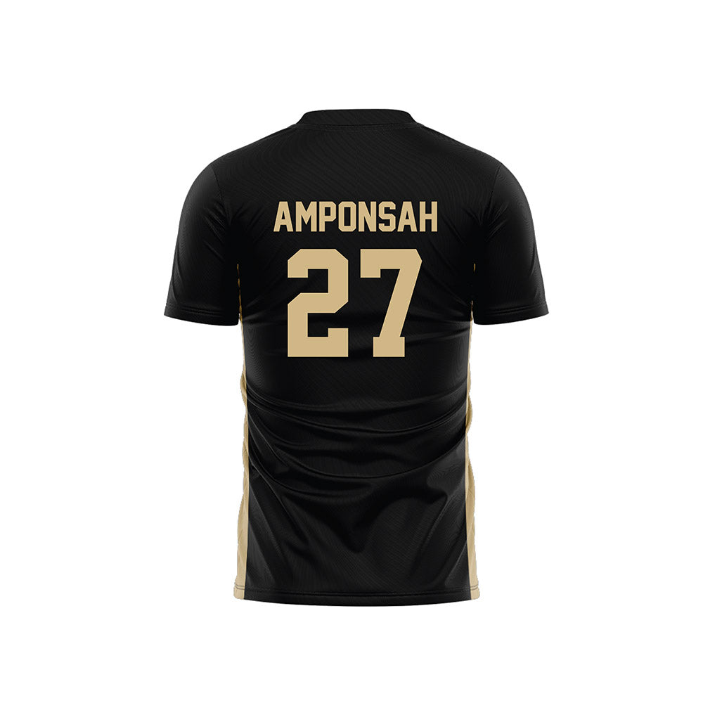 Wake Forest - NCAA Men's Soccer : Prince Amponsah - Black Soccer Jersey