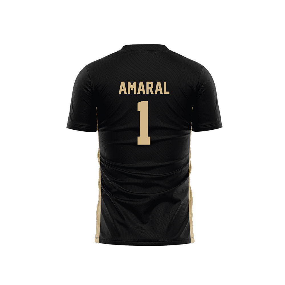 Wake Forest - NCAA Women's Soccer : Valentina Amaral - Black Soccer Jersey