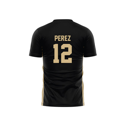 Wake Forest - NCAA Men's Soccer : Jose Perez - Black Soccer Jersey