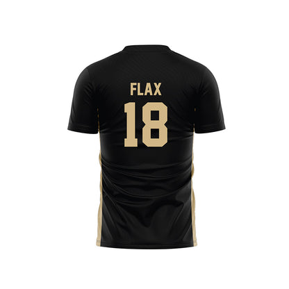 Wake Forest - NCAA Men's Soccer : Cooper Flax - Black Soccer Jersey