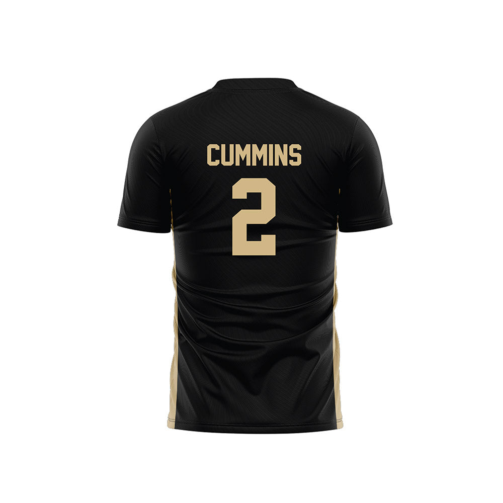 Wake Forest - NCAA Men's Soccer : Bo Cummins - Black Soccer Jersey