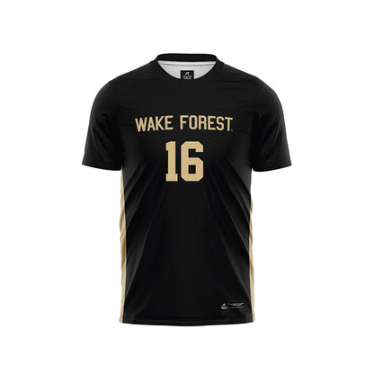 Wake Forest - NCAA Men's Soccer : Joel Torbic - Black Soccer Jersey
