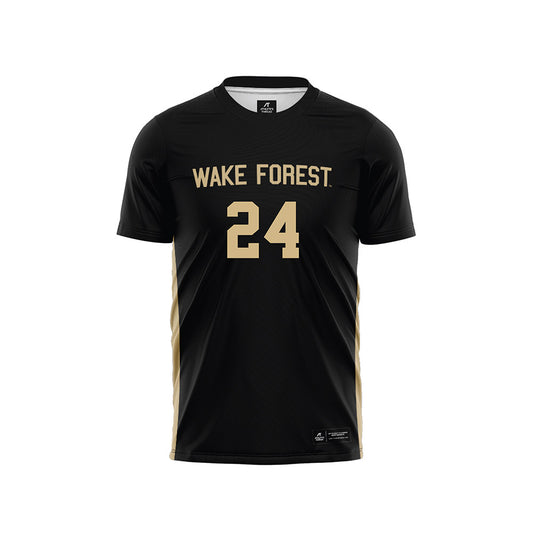 Wake Forest - NCAA Men's Soccer : Mason Sullivan - Black Soccer Jersey