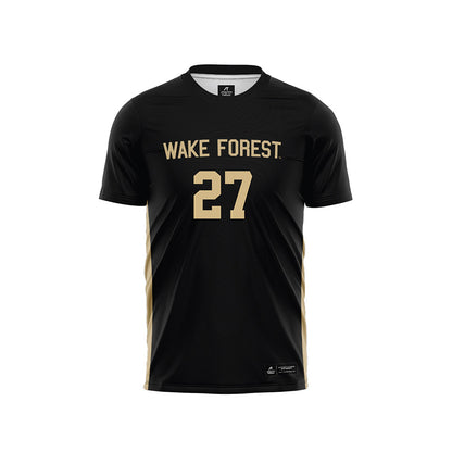 Wake Forest - NCAA Women's Soccer : Alicia Meincke - Black Soccer Jersey-0
