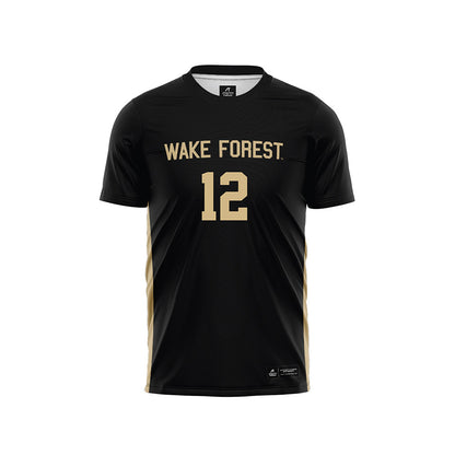 Wake Forest - NCAA Men's Soccer : Jose Perez - Black Soccer Jersey