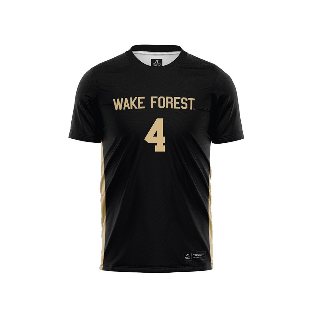 Wake Forest - NCAA Women's Soccer : Nikayla Small - Black Soccer Jersey