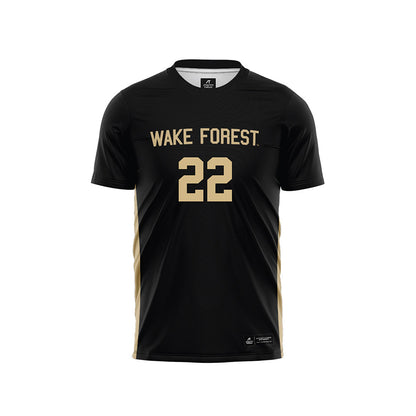 Wake Forest - NCAA Women's Soccer : Sasha Schwartz - Black Soccer Jersey