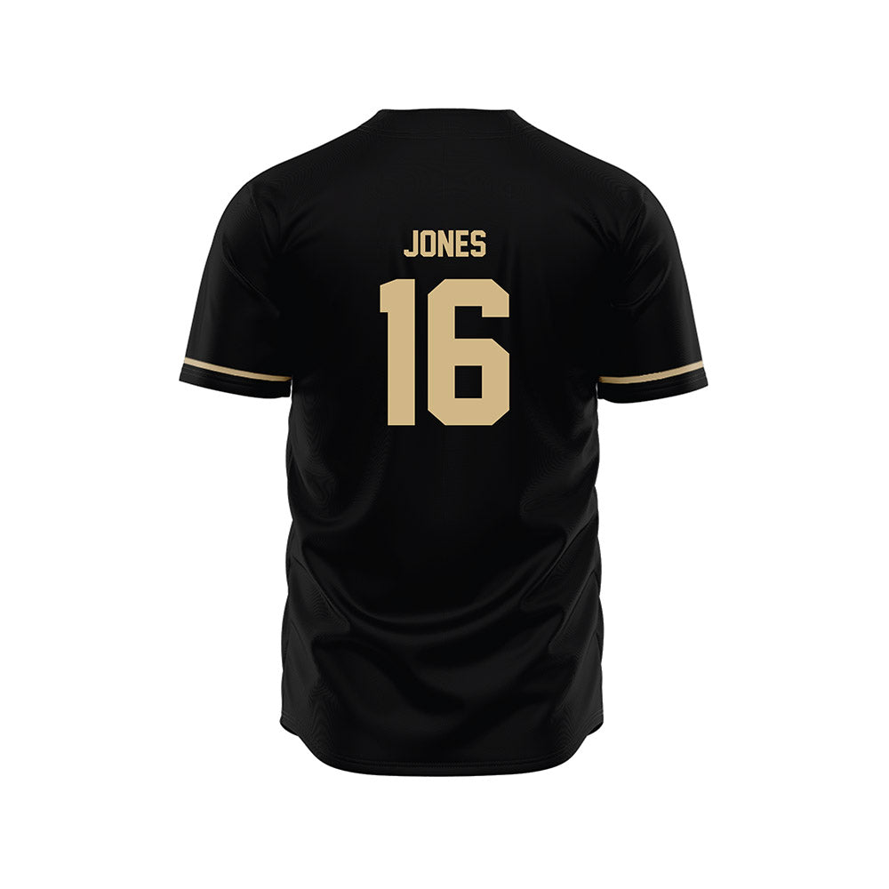 Wake Forest - NCAA Baseball : Evan Jones - Black Jersey-1