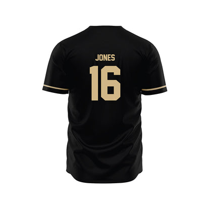 Wake Forest - NCAA Baseball : Evan Jones - Black Jersey-1