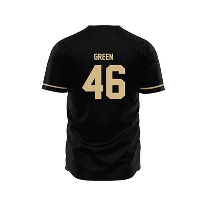 Wake Forest - NCAA Baseball : Griffin Green - Black Jersey-1