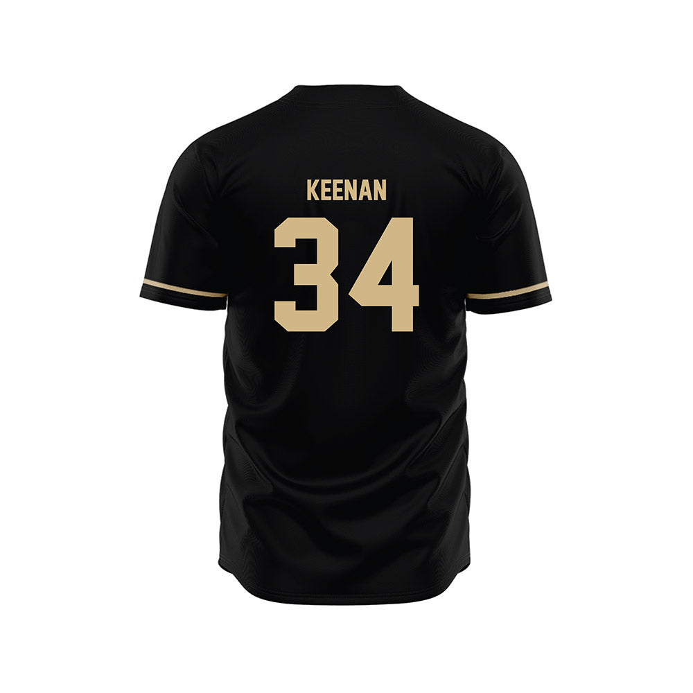 Wake Forest - NCAA Baseball : James Keenan - Black Jersey-1