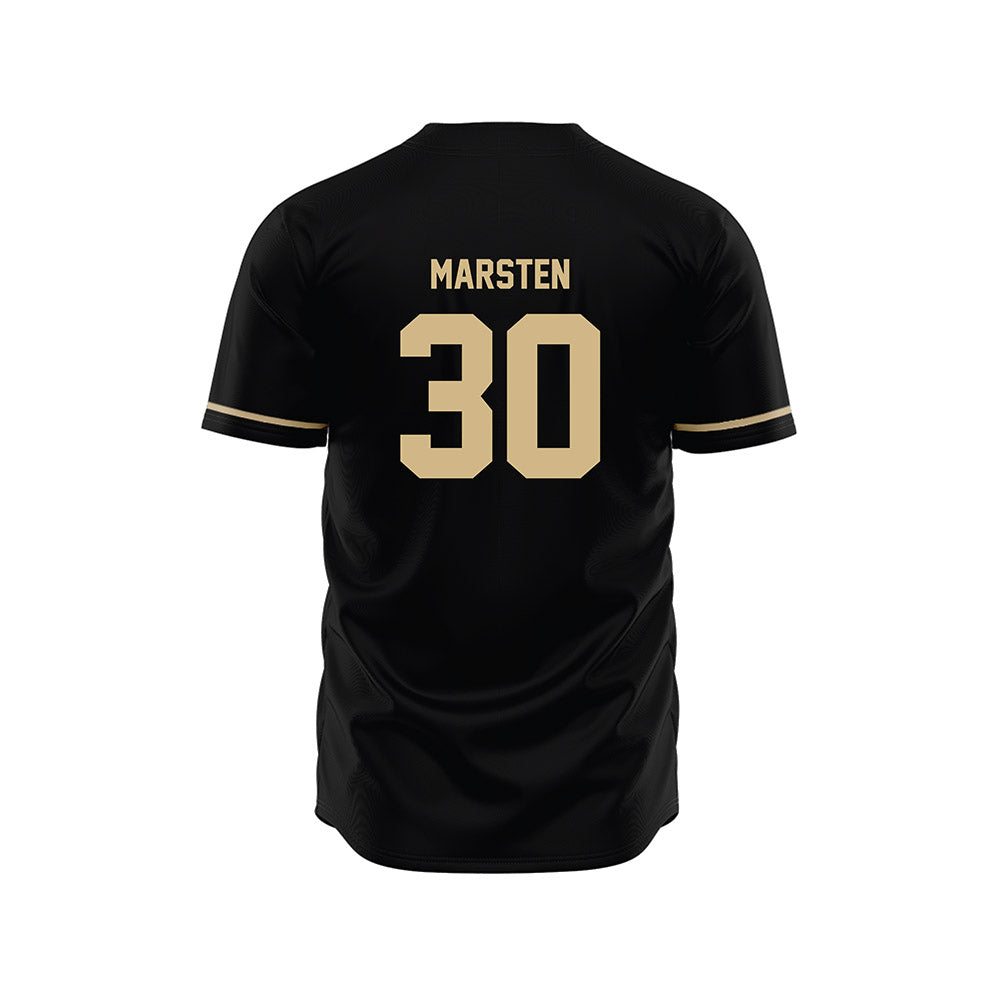 Wake Forest - NCAA Baseball : Duncan Marsten - Black Jersey-1