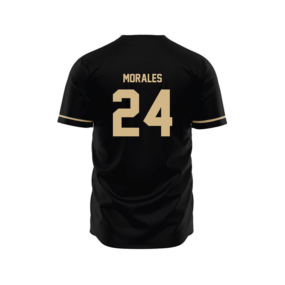 Wake Forest - NCAA Baseball : Antonio Morales - Black Jersey