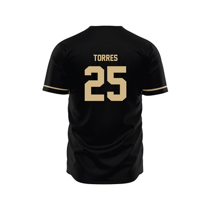 Wake Forest - NCAA Baseball : Boston Torres - Black Jersey-1
