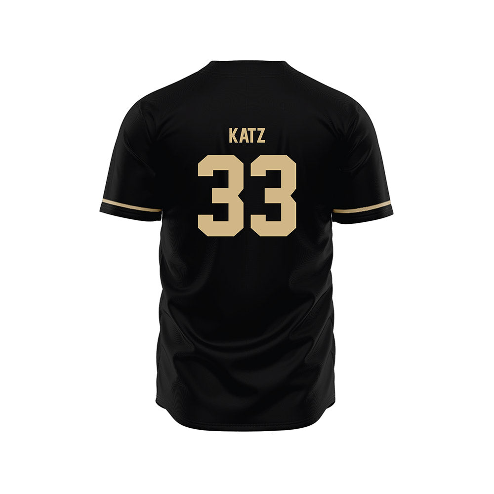 Wake Forest - NCAA Baseball : Chris Katz - Black Jersey