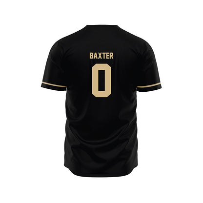 Wake Forest - NCAA Baseball : Cuyler Baxter - Black Jersey-1