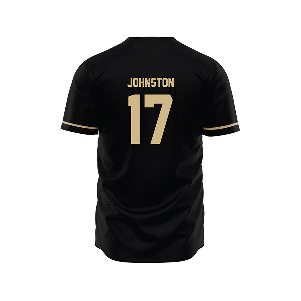 Wake Forest - NCAA Baseball : Zach Johnston - Black Jersey