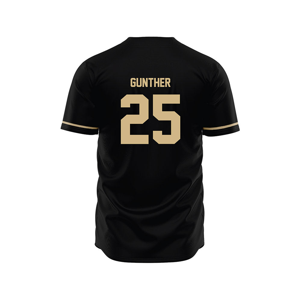 Wake Forest - NCAA Baseball : Josh Gunther - Black Jersey