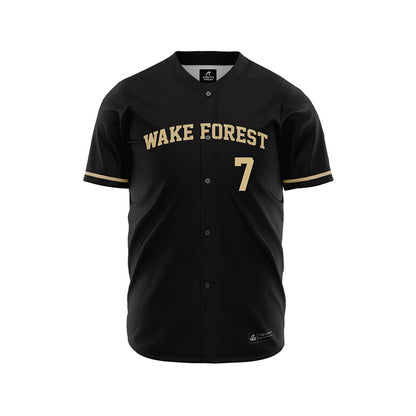 Wake Forest - NCAA Baseball : Marek Houston - Black Jersey