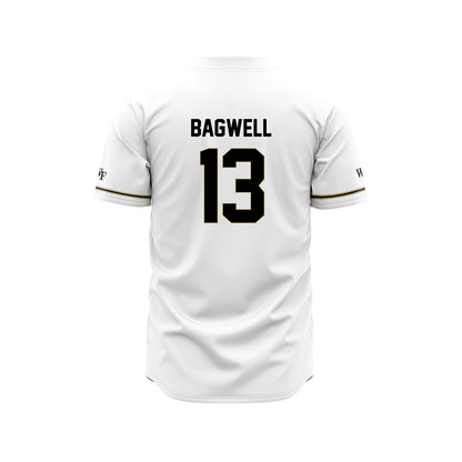 Wake Forest - NCAA Baseball : Cameron Bagwell - White Jersey-1