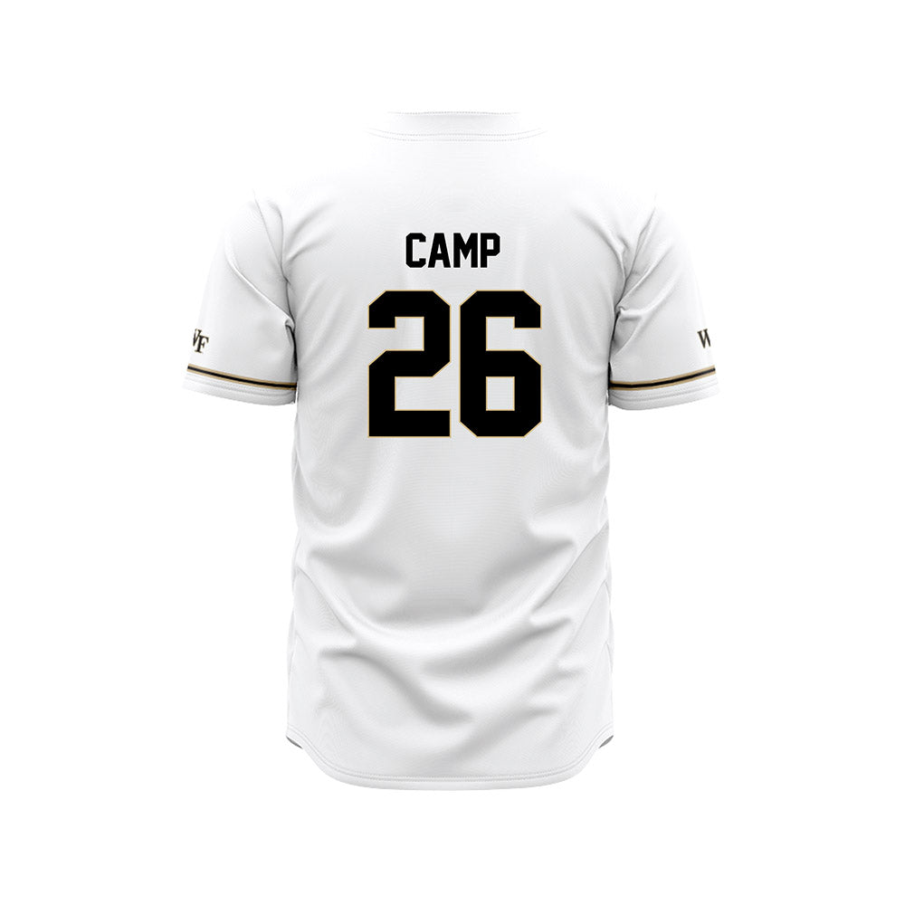 Wake Forest - NCAA Baseball : AJ Camp - White Jersey