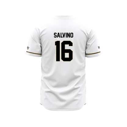 Wake Forest - NCAA Baseball : Mitchell Salvino - White Jersey